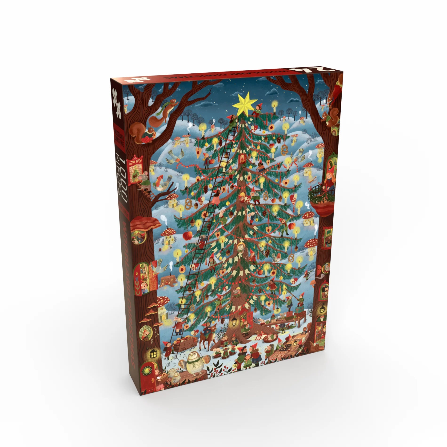 puzzle woodland christmas penny puzzle 1000 pièces
