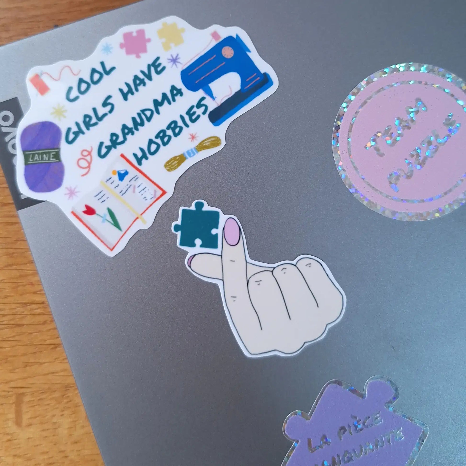 sticker hobbies puzzle tricot couture journaling