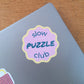 sticker slow puzzle club journaling slow puzzling