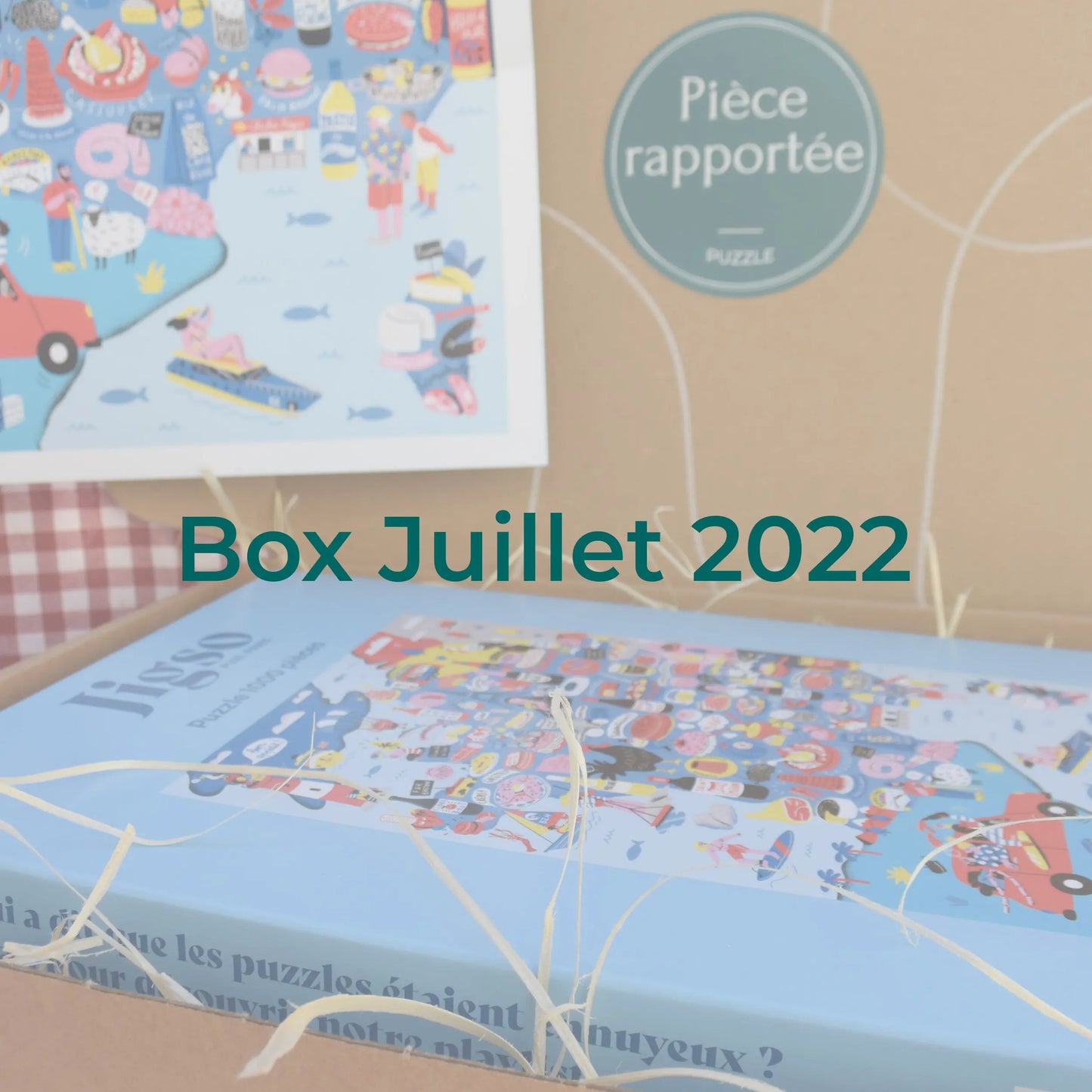 Box puzzle Pièce rapportée Pièce rapportée