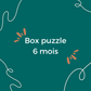 Box puzzle Pièce rapportée
